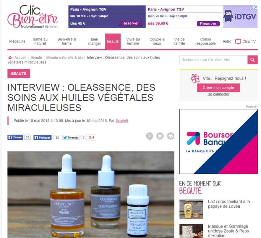 Article Clicbienetre.com