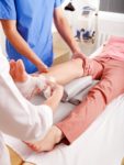 Erythème noueux sur jambe