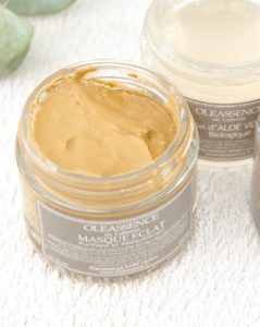 masque à l'argile jaune et gel d'Aloe vera